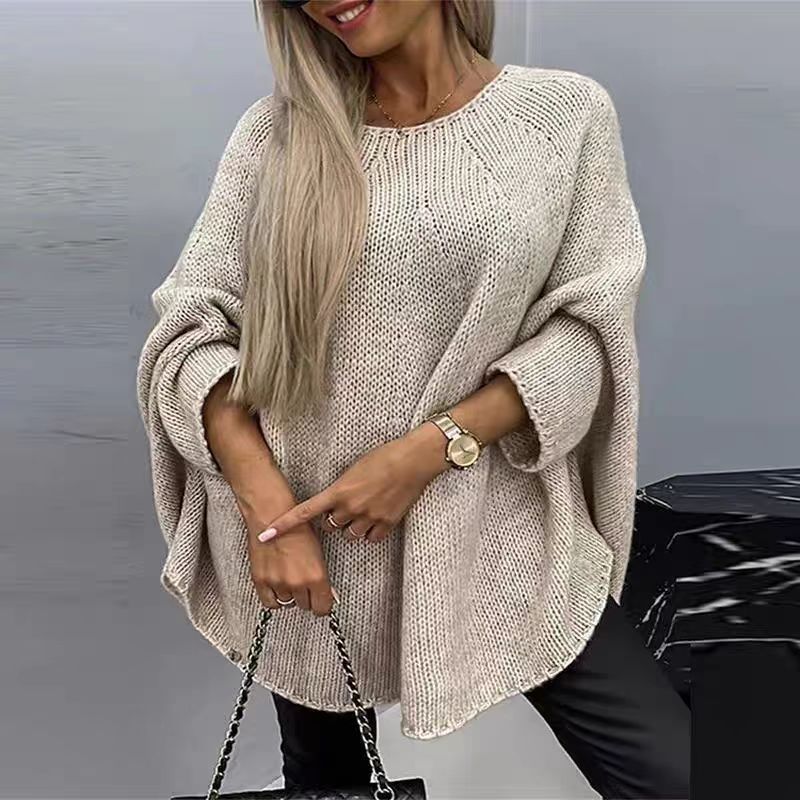 LONA | Gestrickter Cape-Pullover