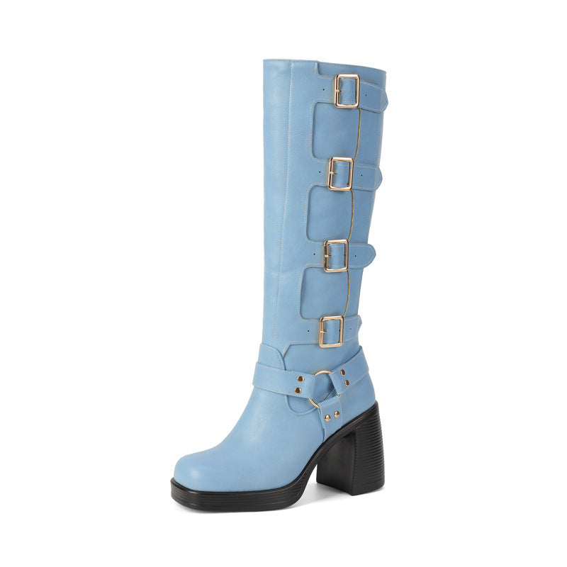 DIANA | Martin-Stiefel mit hohem Absatz