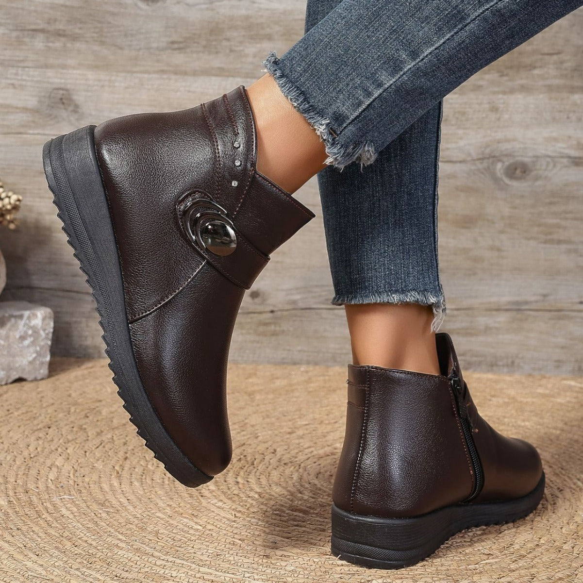 ADELE | Elegante Lederstiefeletten