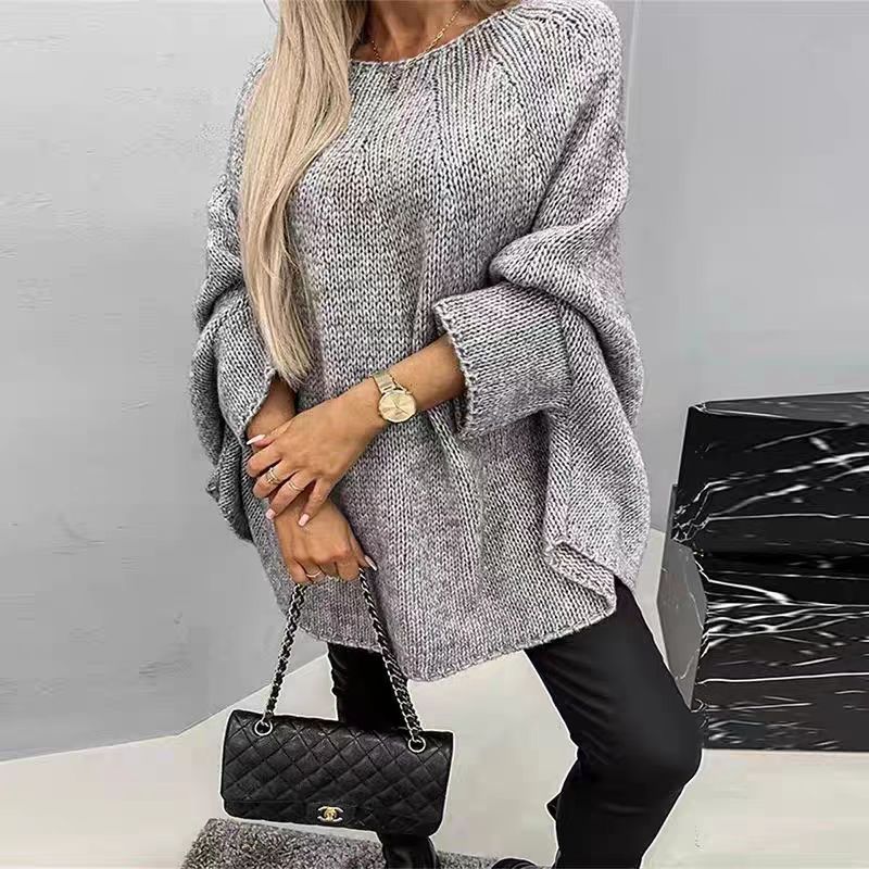LONA | Gestrickter Cape-Pullover
