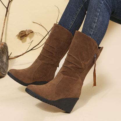 OLYA | Schicke runde Stiefeletten