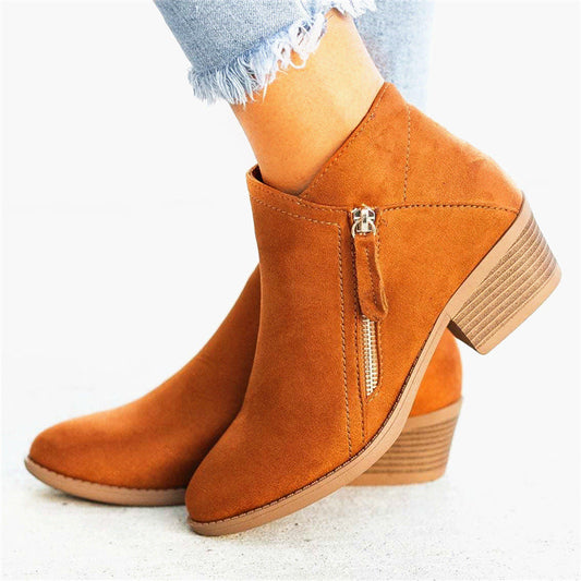 ALESSIA | Kurze Wildlederstiefel