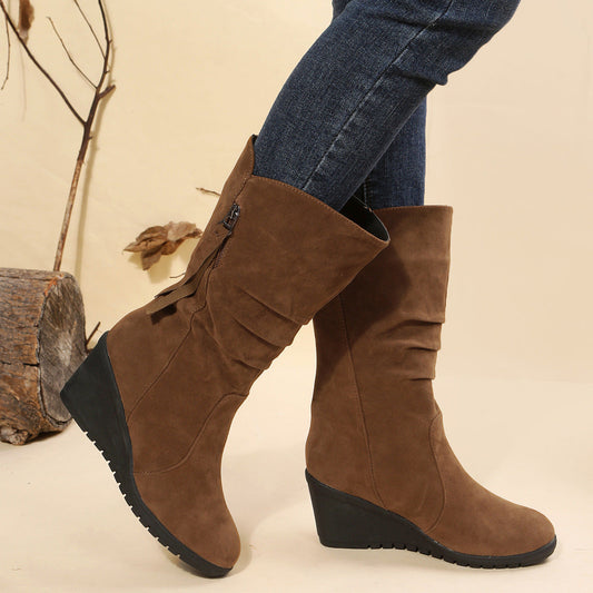 OLYA | Schicke runde Stiefeletten
