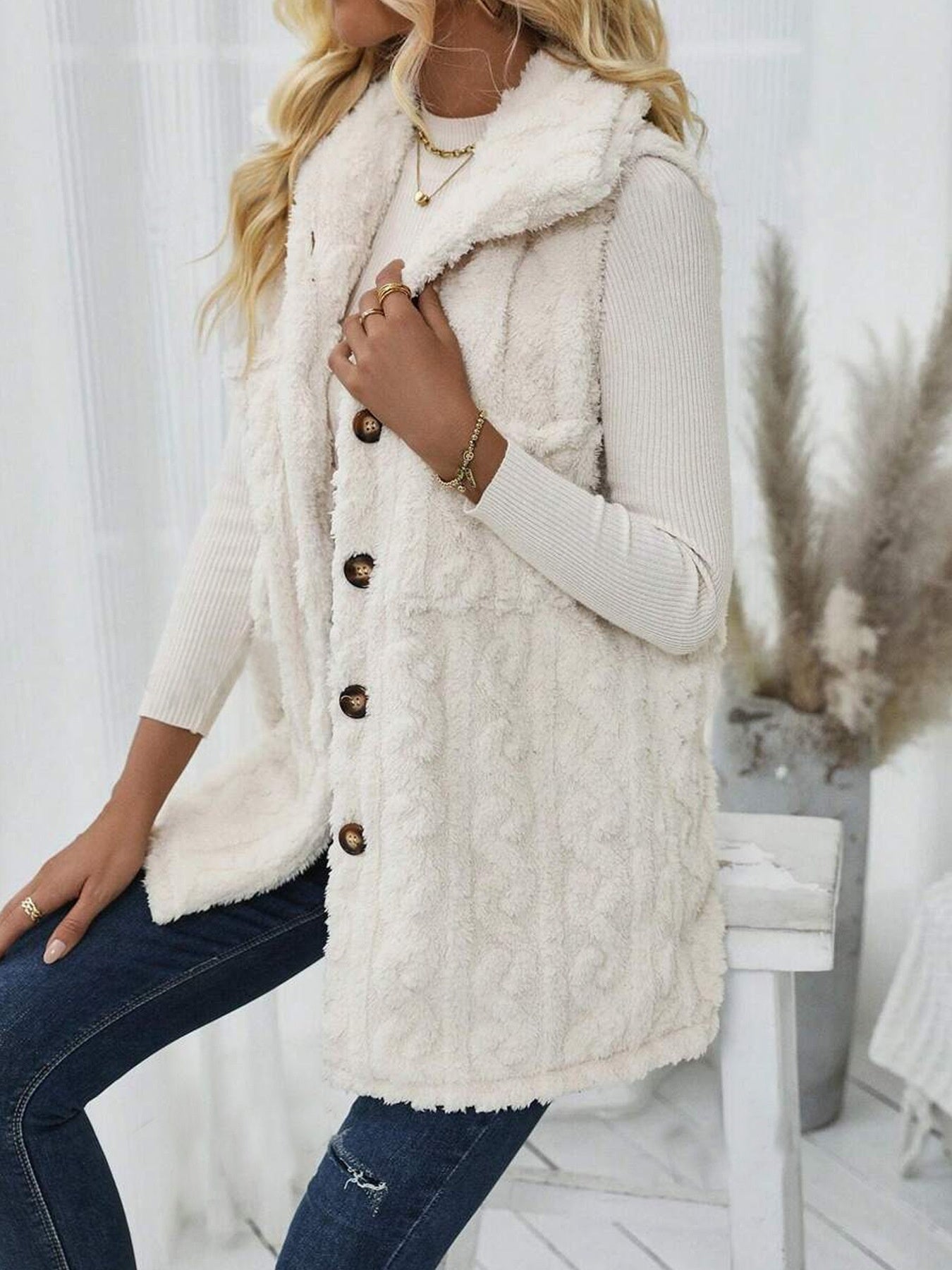 PAULINE | Schicke doppelseitige Strickjacke