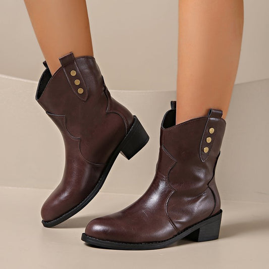 GLÜCKLICH | Elegante spitze Stiefeletten