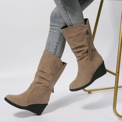OLYA | Schicke runde Stiefeletten