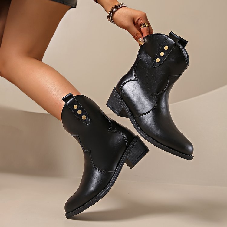GLÜCKLICH | Elegante spitze Stiefeletten