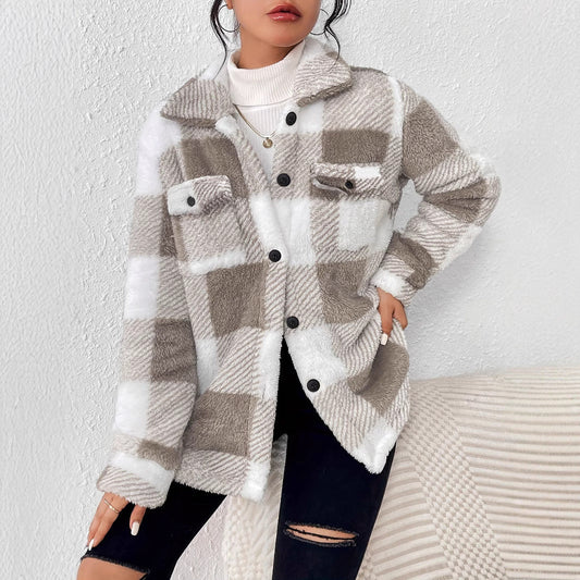 EMMA | Thermojacke mit Karomuster